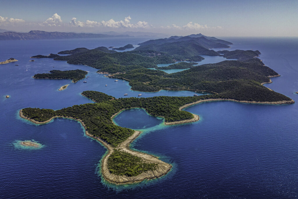 Mljet NP Panorama Cijelog Otoka